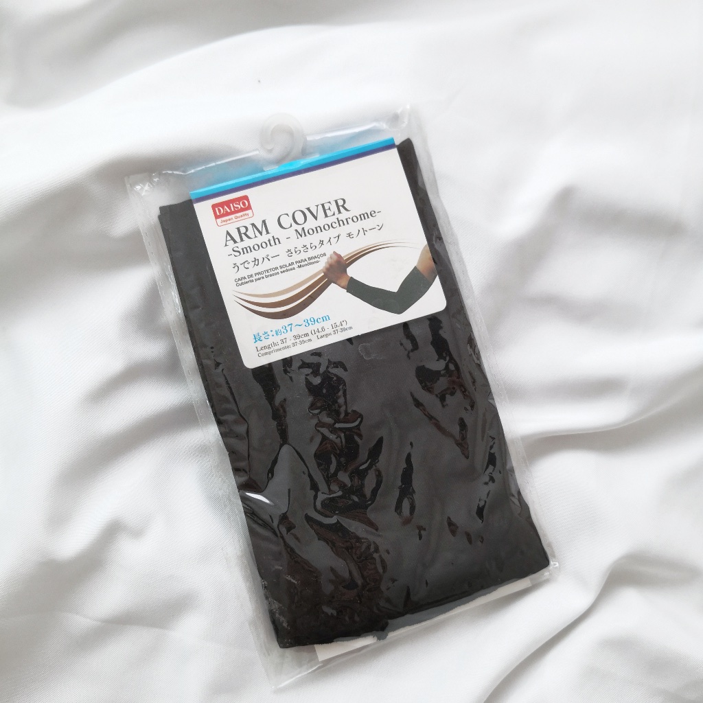 New Daiso Uv Protecter Arm Cover - Black